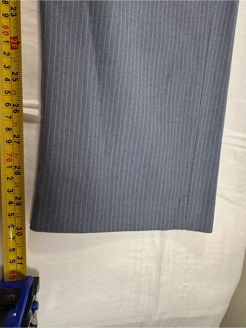 Bonobos Men's Slim Dress Pants - Light Blue Pinstripe